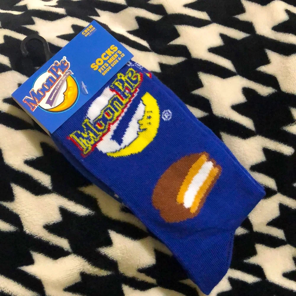 Odd Sox Moon Pie Novelty Socks - Picture 1 of 6